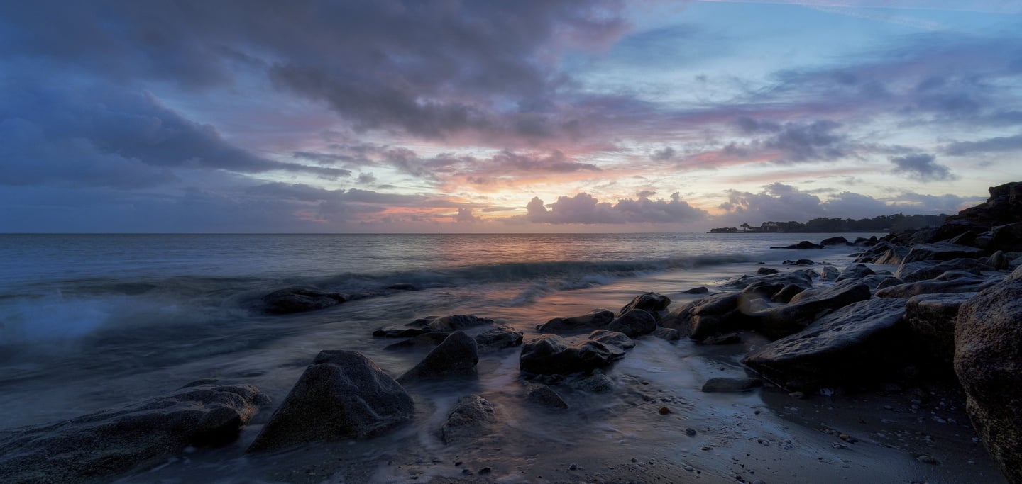 plage-crepuscule-Belleile-OlivierGuillemet