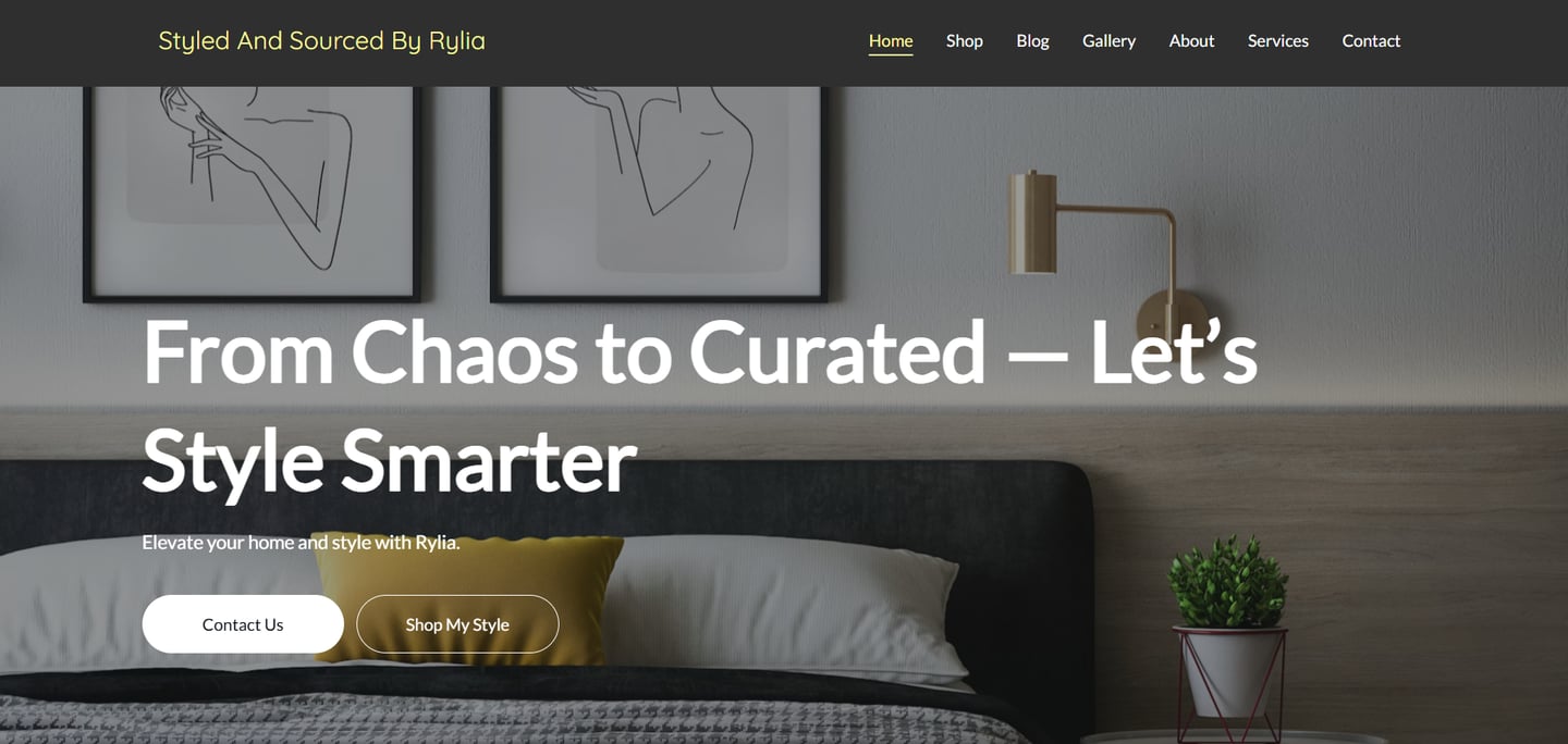 Styled And Sourced By Rylia Homepage