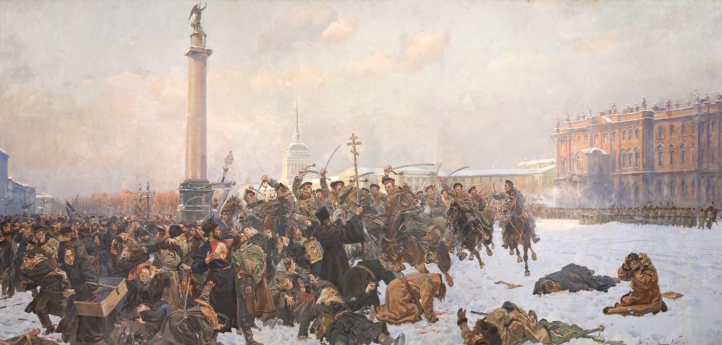 Кривава неділя. Войцех Горацій Коссак. Музей мистецтв. Кропивницький