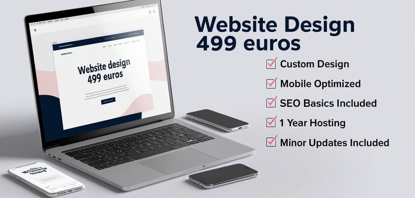 Website Design Package - 499 Euros