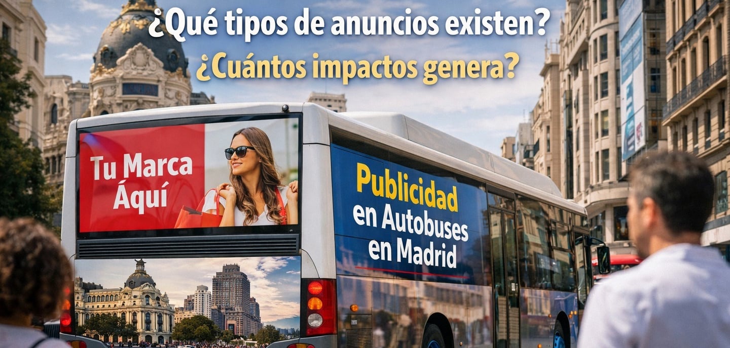 Publicidad en autobuses EMT e interurbanos en Madrid — preguntas frecuentes y precios