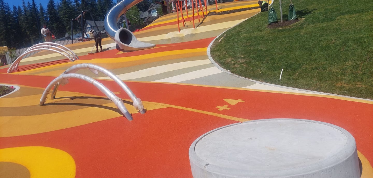 FirstBase slope play surface