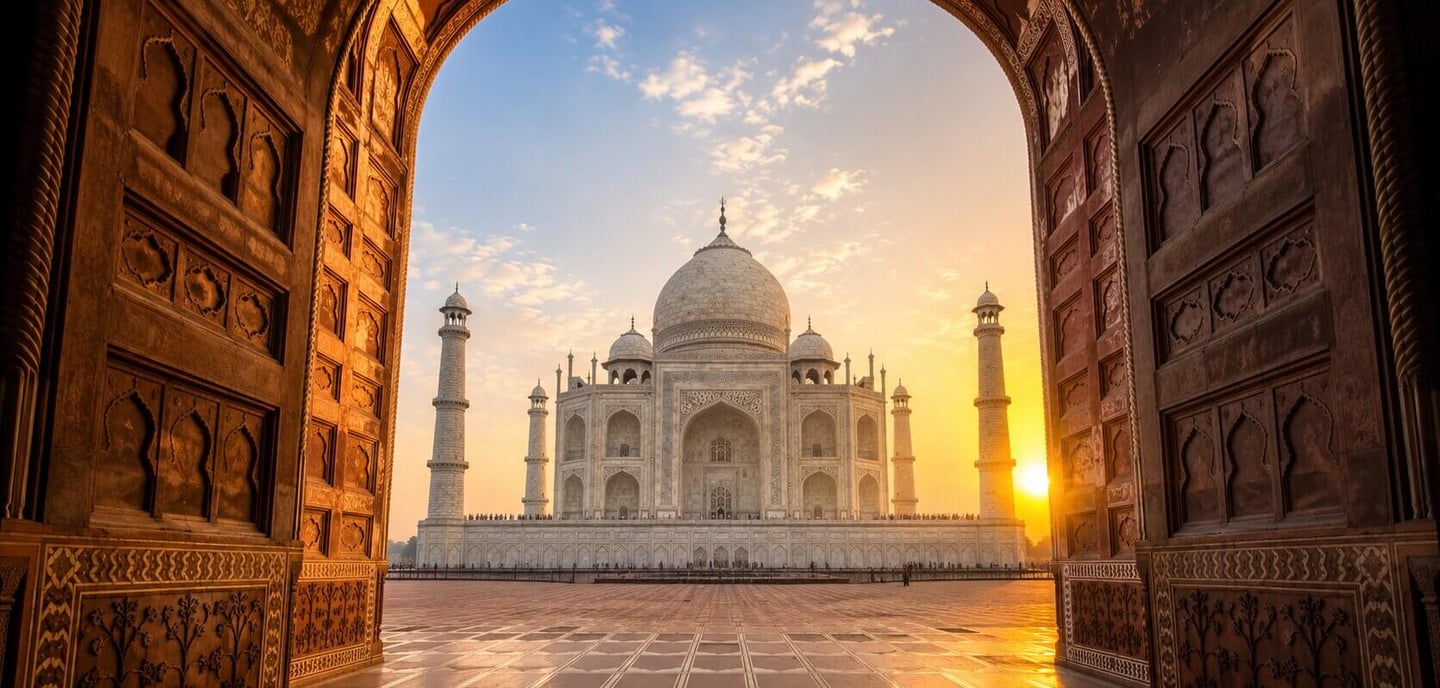 The Taj Mahal in Agra
