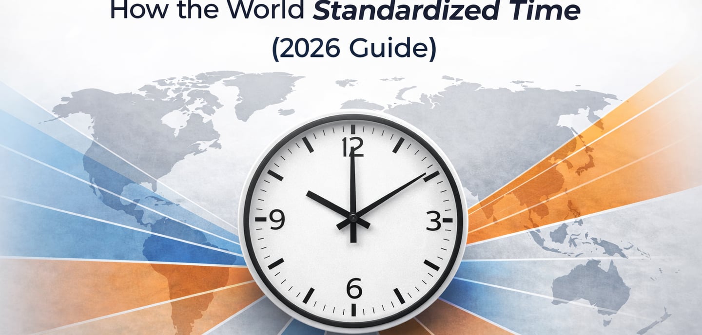 Discover how time zones were created, why they became necessary, and how the world standardized time