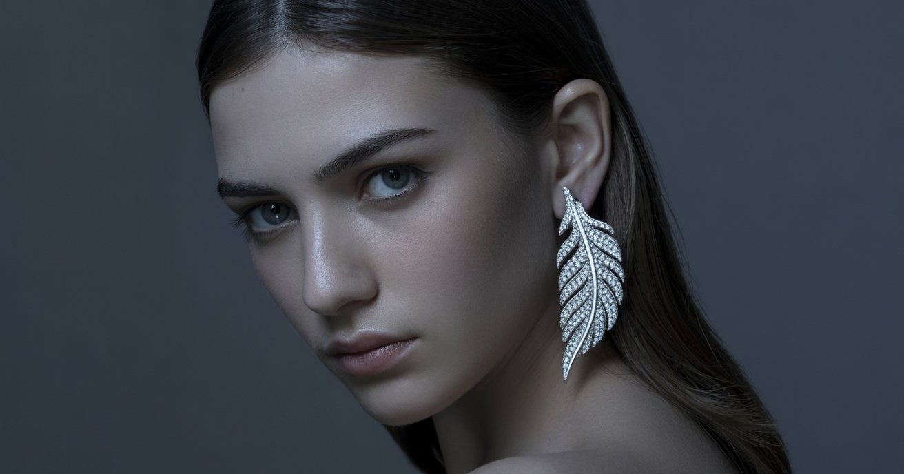 Shambh's Lab Diamond Earrings
