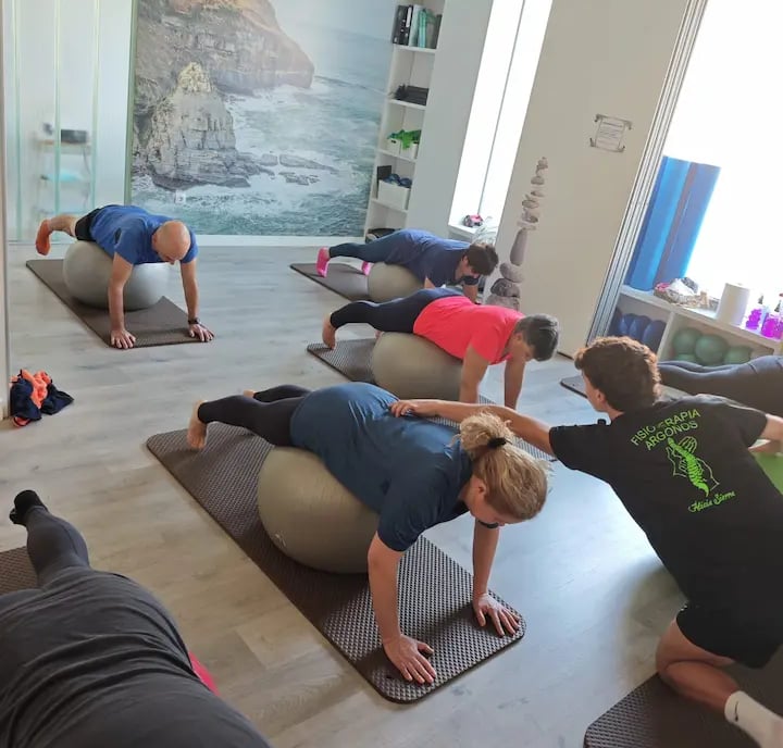 Clase de Pilates Fisioterapia Argoños