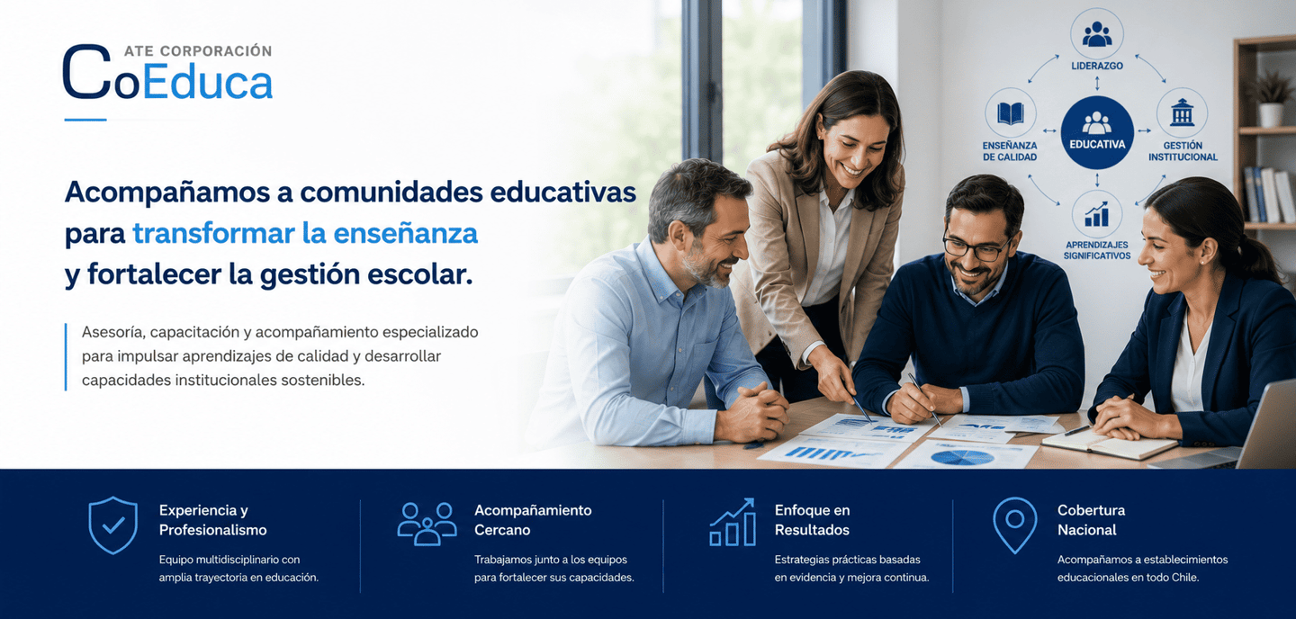 Acompañamos a comunidades educativas con colaboración ATE COEDUCA