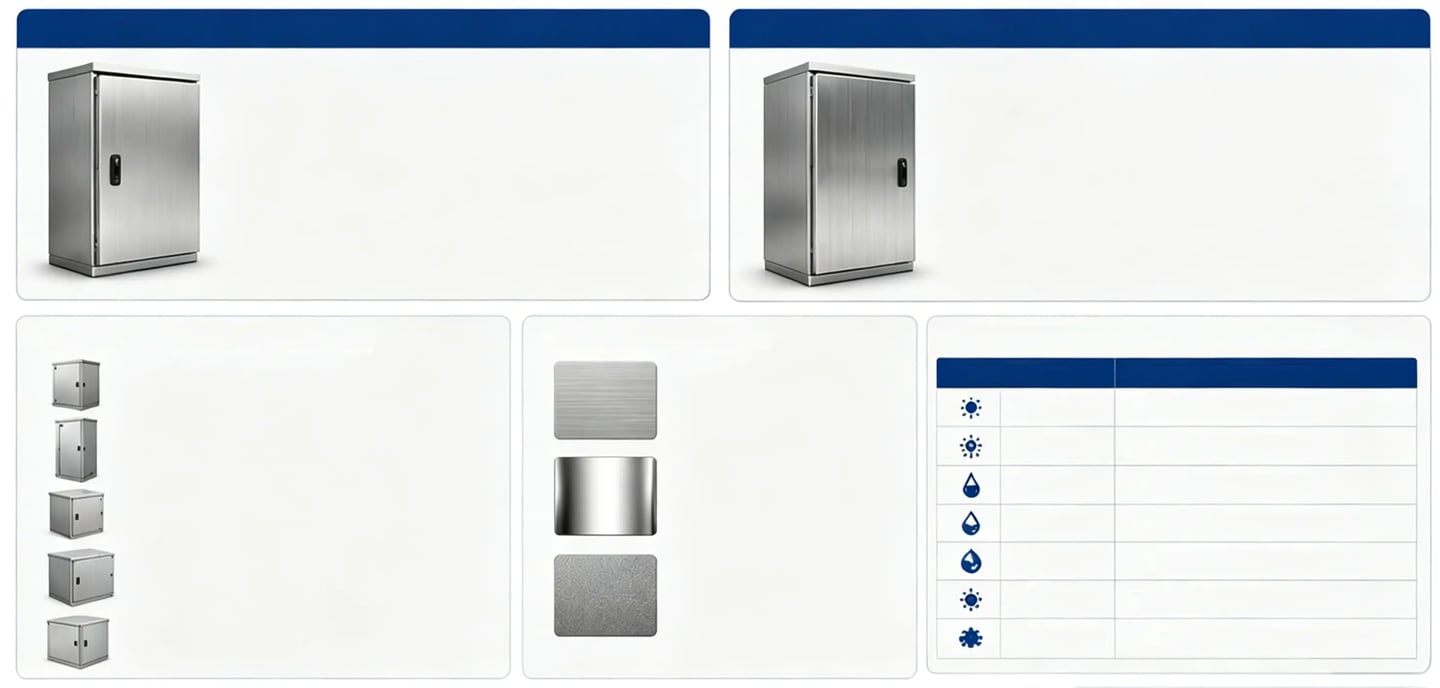 Stainless Steel 304Vs 316 Enclosures Available Enclosure Types