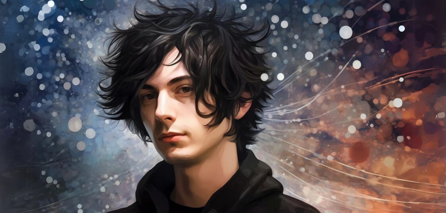 Black Hair Anime Boy PFP AI Yugioh
