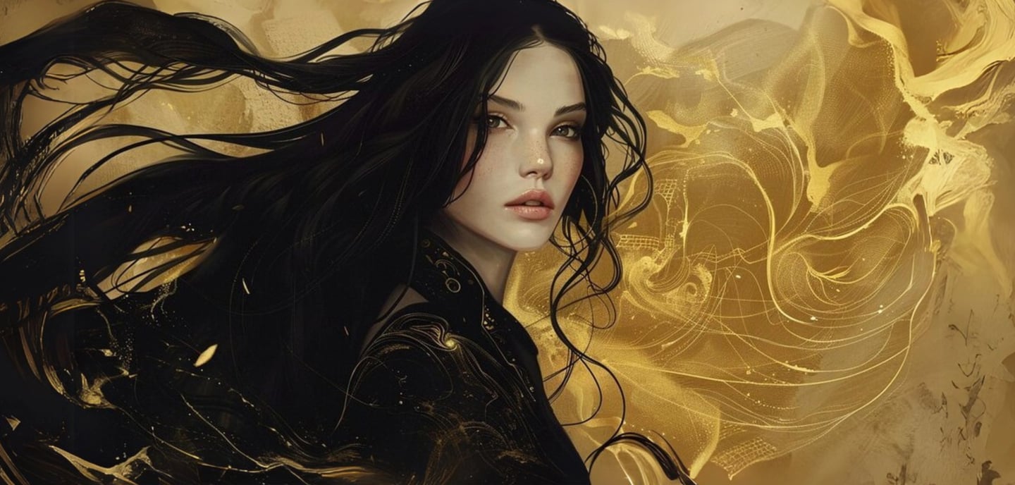 Black Hair Princess AI