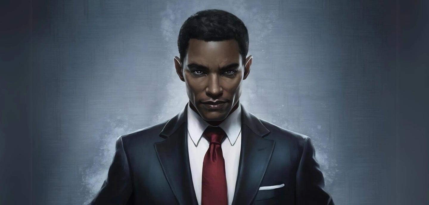 Black Man in Suit AI Generator