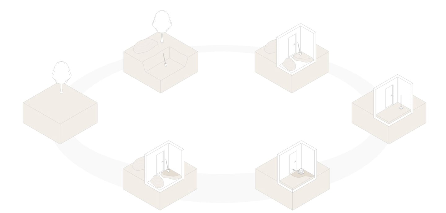 info graphics of rammed earth flooring