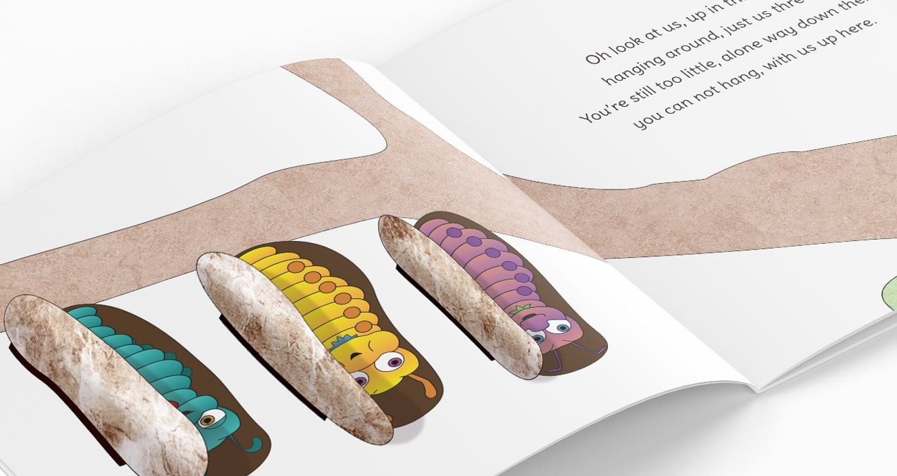 The Little Larva children's book