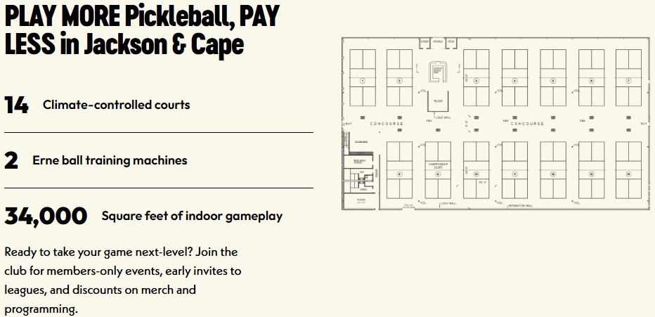 The Pickleball Factory | Cape Girardeau | The Layout