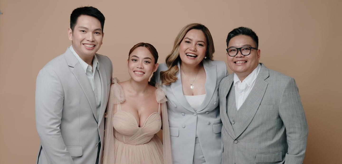 Photo of the Core Team of All United Skin, left to right Mark, Kim, Aura,Mitch