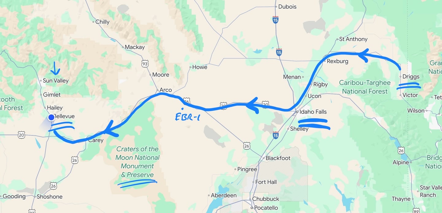 Driggs to Bellevue, ID 2025