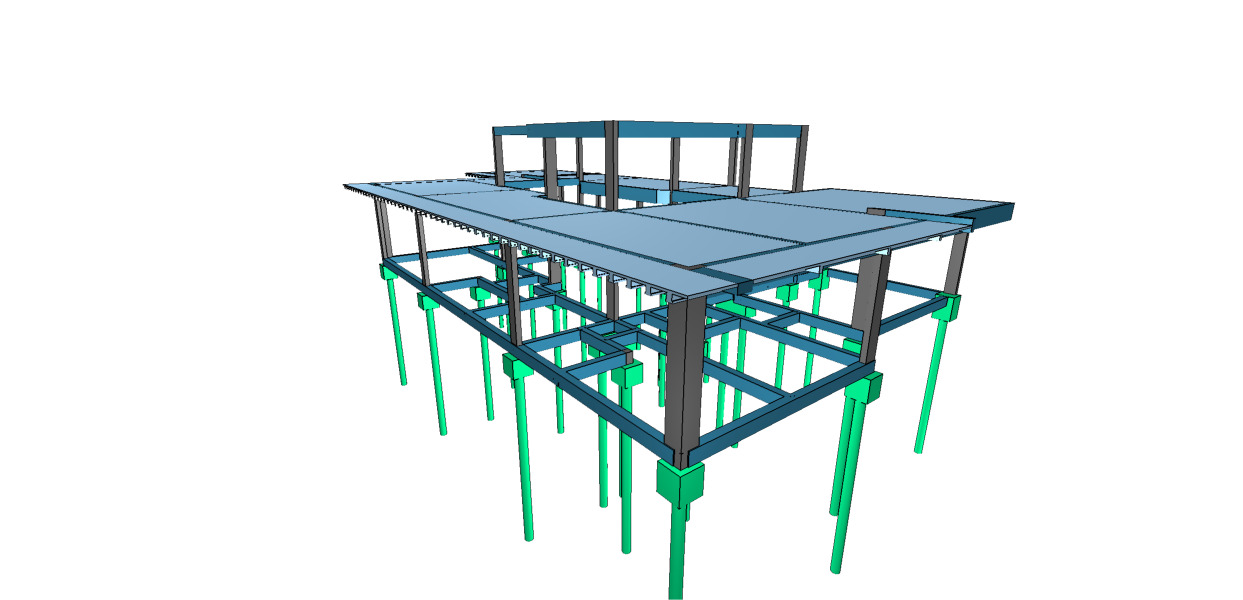 Projeto estrutural de casa alto padrão