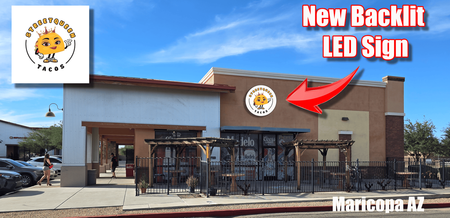 led sign backlit 85326