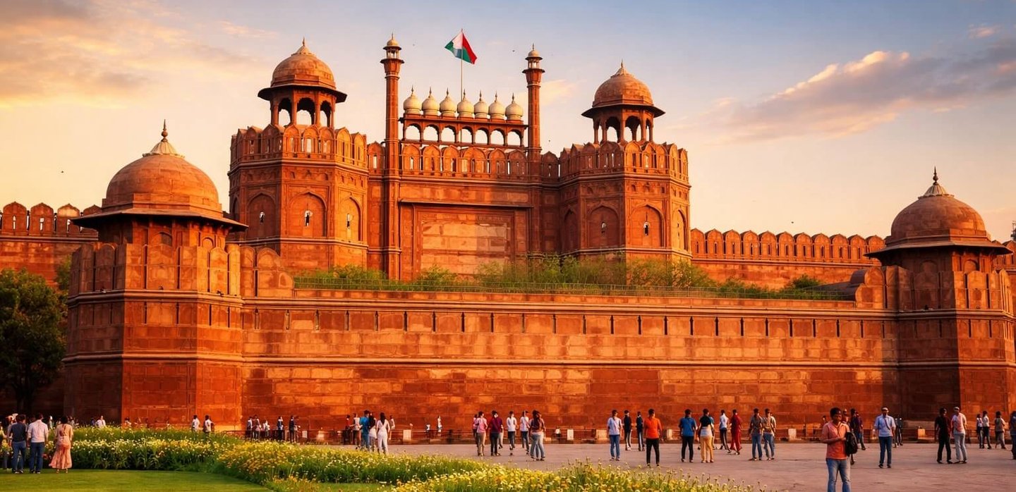 The Red Fort in Delhi