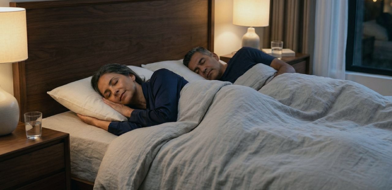 personas que sudan al dormir