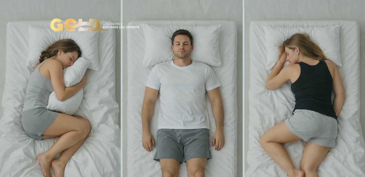 colchón ideal según la posición al dormir de lado boca arriba o boca abajo
