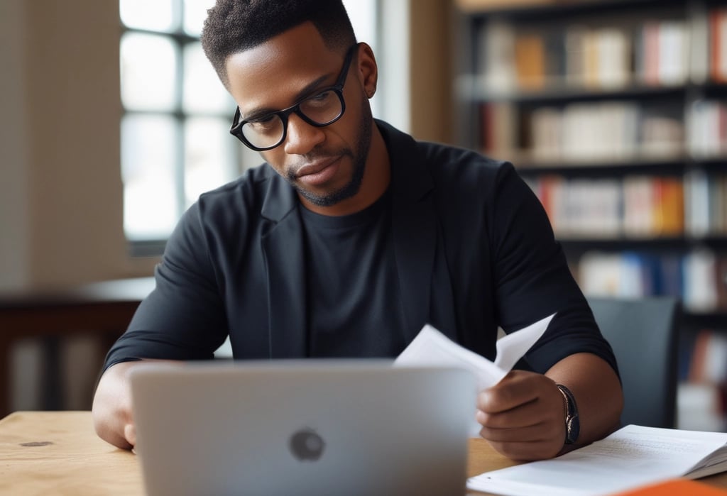 A professional consultant reviewing business documents with a client in a bright office.