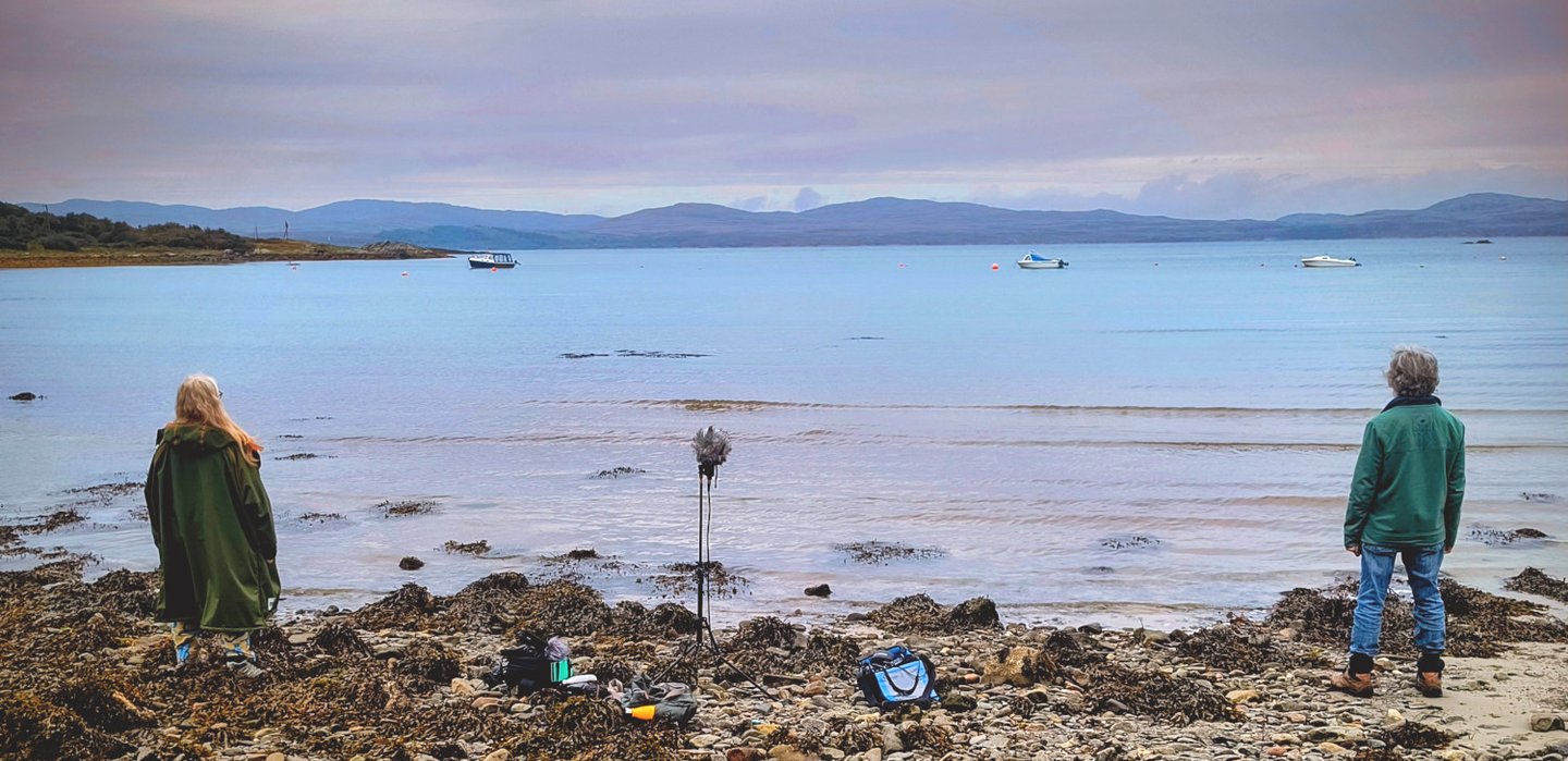 “Tayvallich coastline on the west coast of Scotland, home of the Positive Ambisonics artist residenc