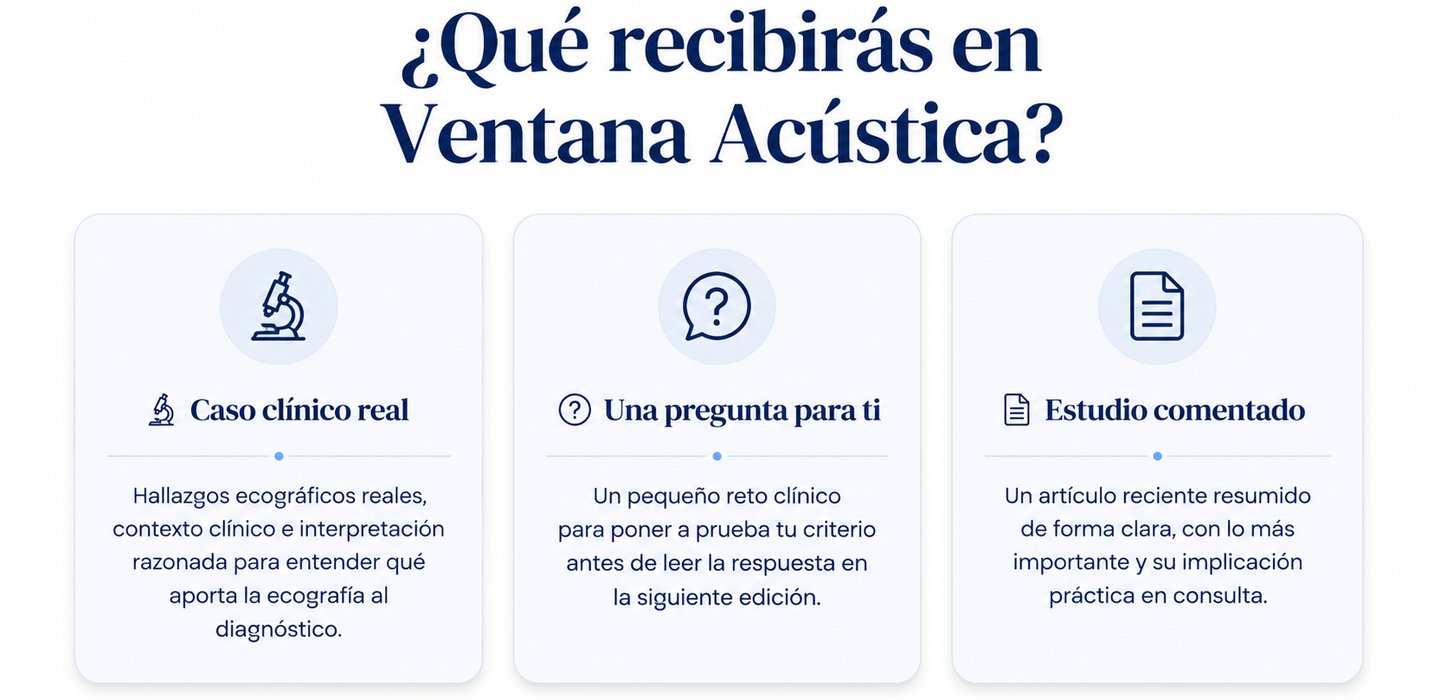 Contenidos de Ventana Acústica: caso real, pregunta y estudio comentado
