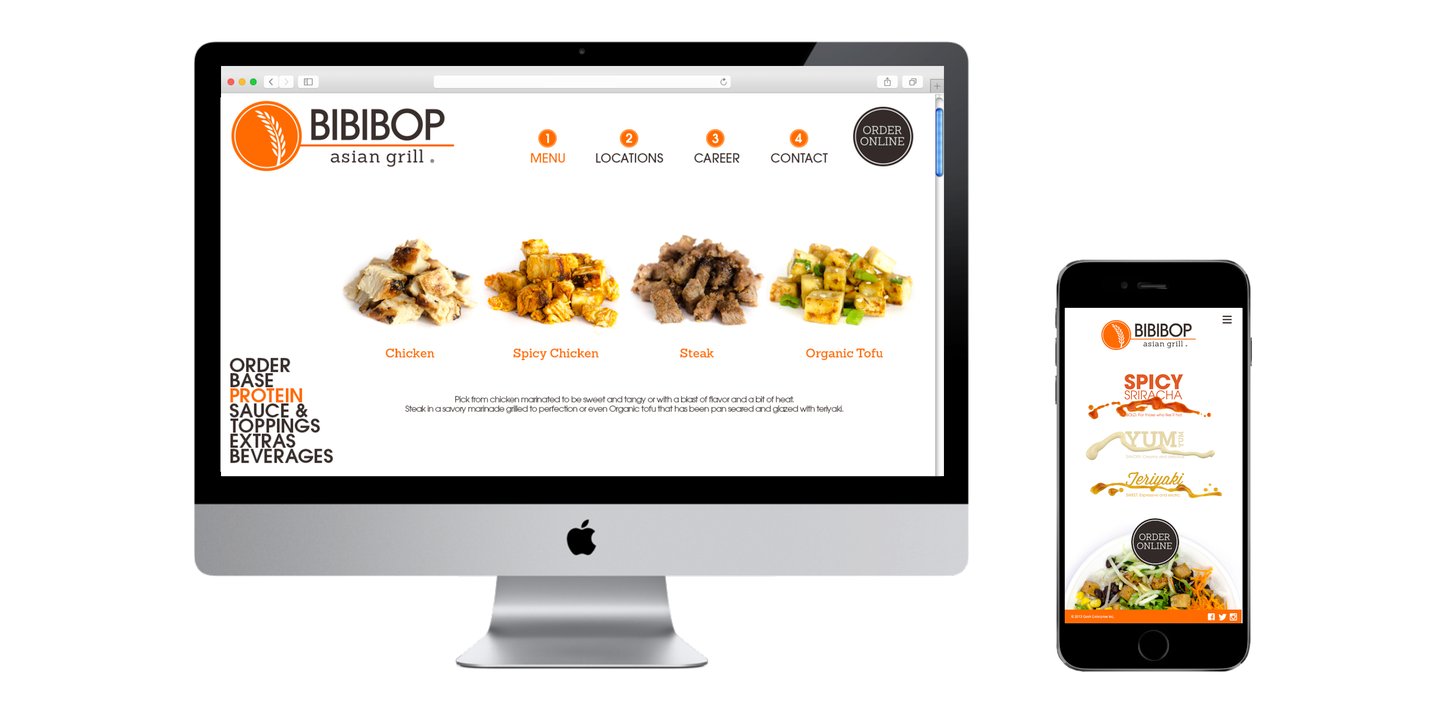 Bibibop Asian Grill Web Design
