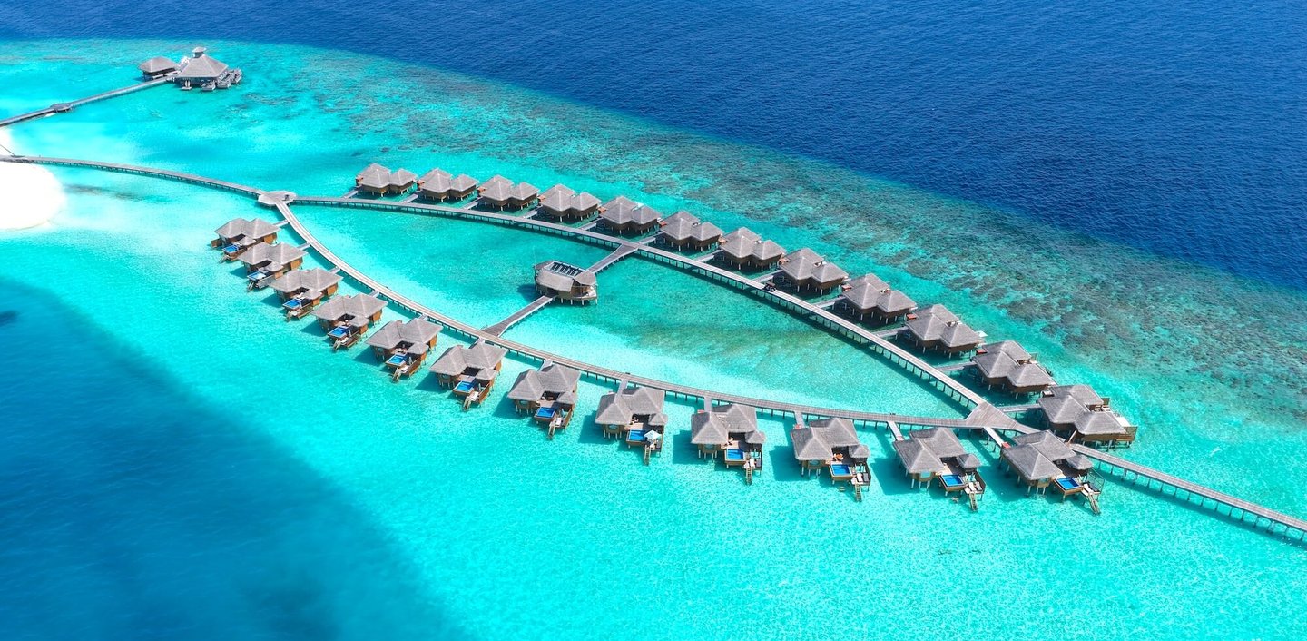 Huvafen Fushi Maldives overwater villas