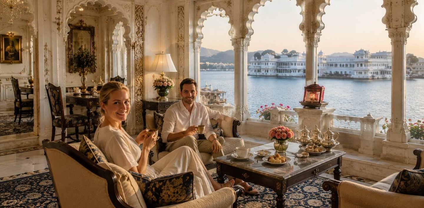 Signature suites at honeymoon palace hotel on lake