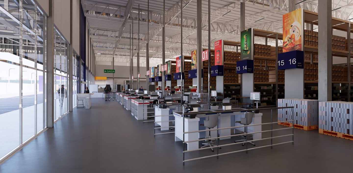 arquitetura para atacarejo