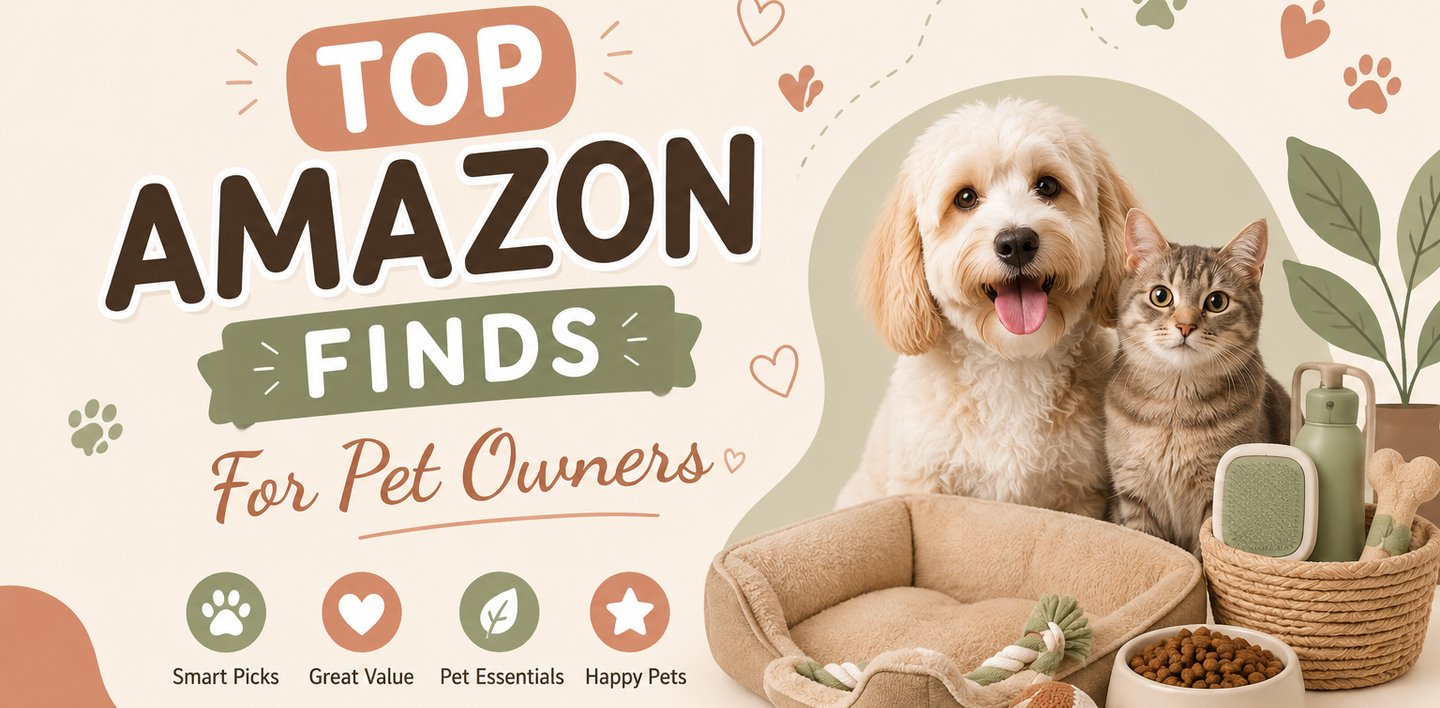 Top Amazon pet essentials for dog and cat owners