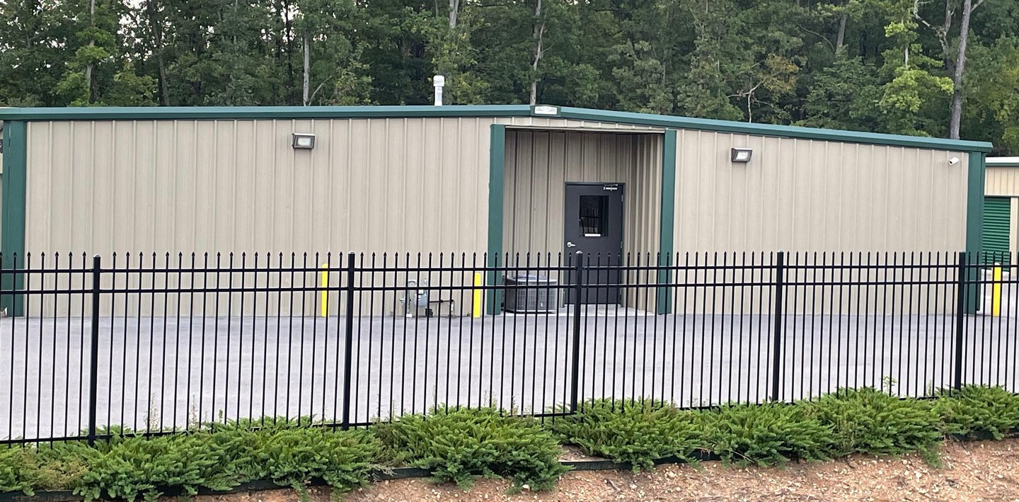 One of the buildings that houses our interior heated and or cooled units at Alcoa Road Storage Too