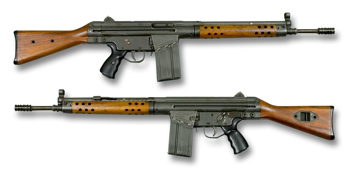 Heckler und Koch G3 mit Holz Schaft