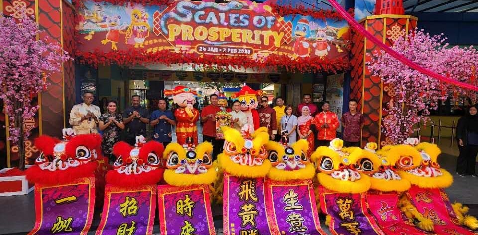 multiple lion dance at sunway lagoon 2025