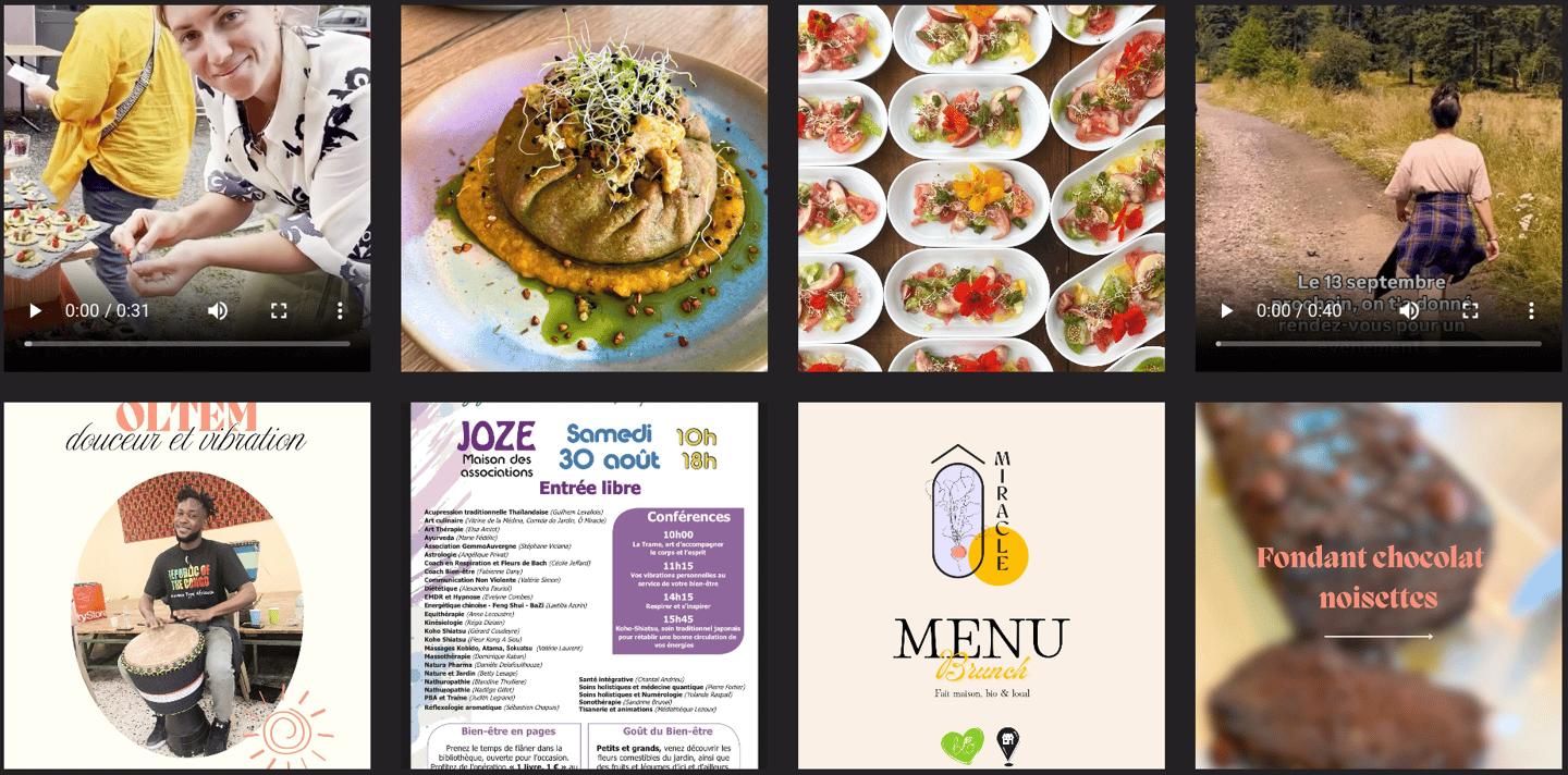 Flux Intagram oct 2025 Ô Miracle traiteur végétal végétarien végan