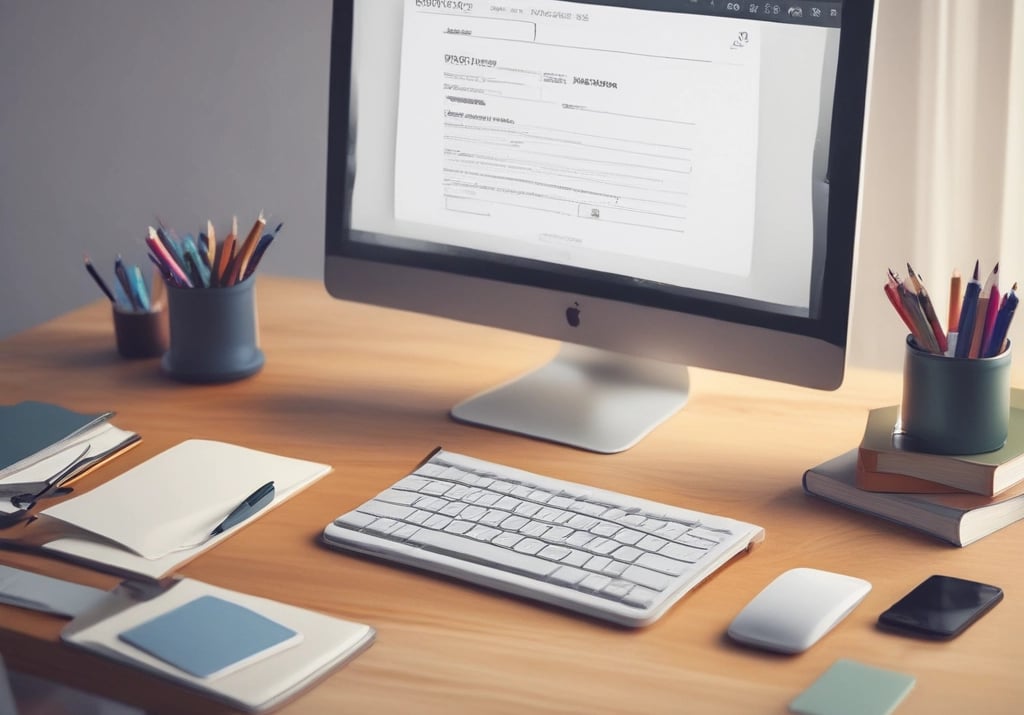 A simple, inviting classroom setting with a blank sign-up sheet on a desk.