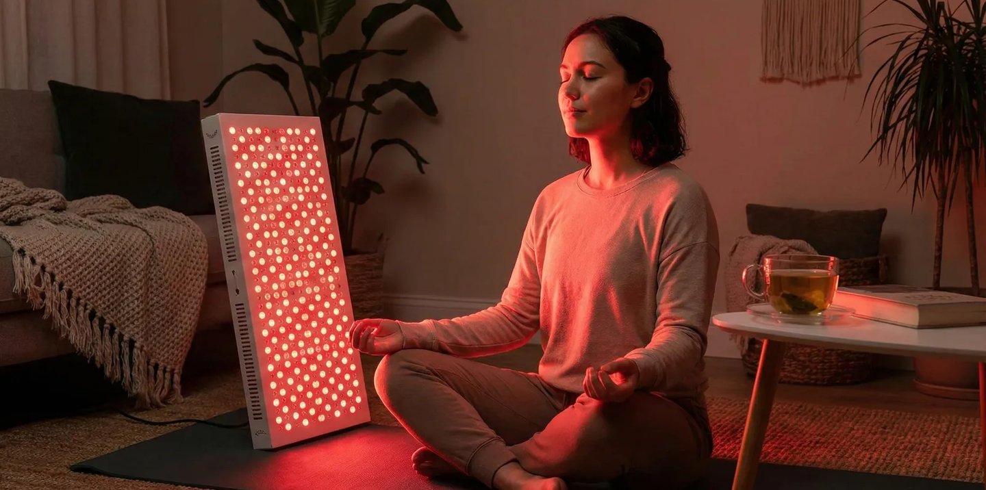 Relaxation Techniques Combining Red Light Therapy and Meditation