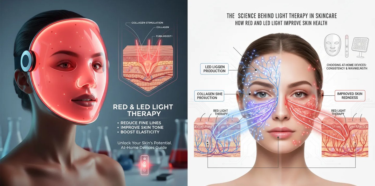 The Science Behind Light Therapy in Skincare: How Red and LED Light Rejuvenate Your Skin