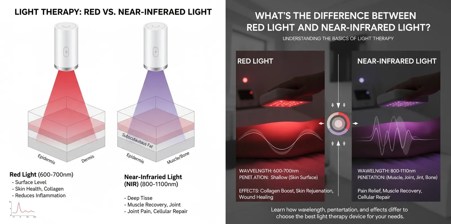 What’s the Difference Between Red Light and Near-Infrared Light Understanding the Basics of Light T