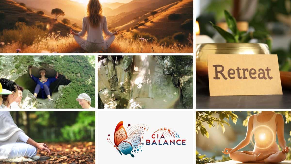 Svitlana Bytka participando en un retiro transformador de crecimiento espiritual y personal en andalucia