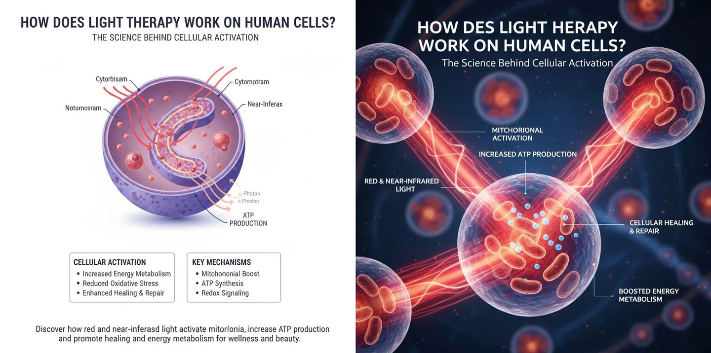 How Does Light Therapy Work on Human Cells The Science Behind Cellular Activation