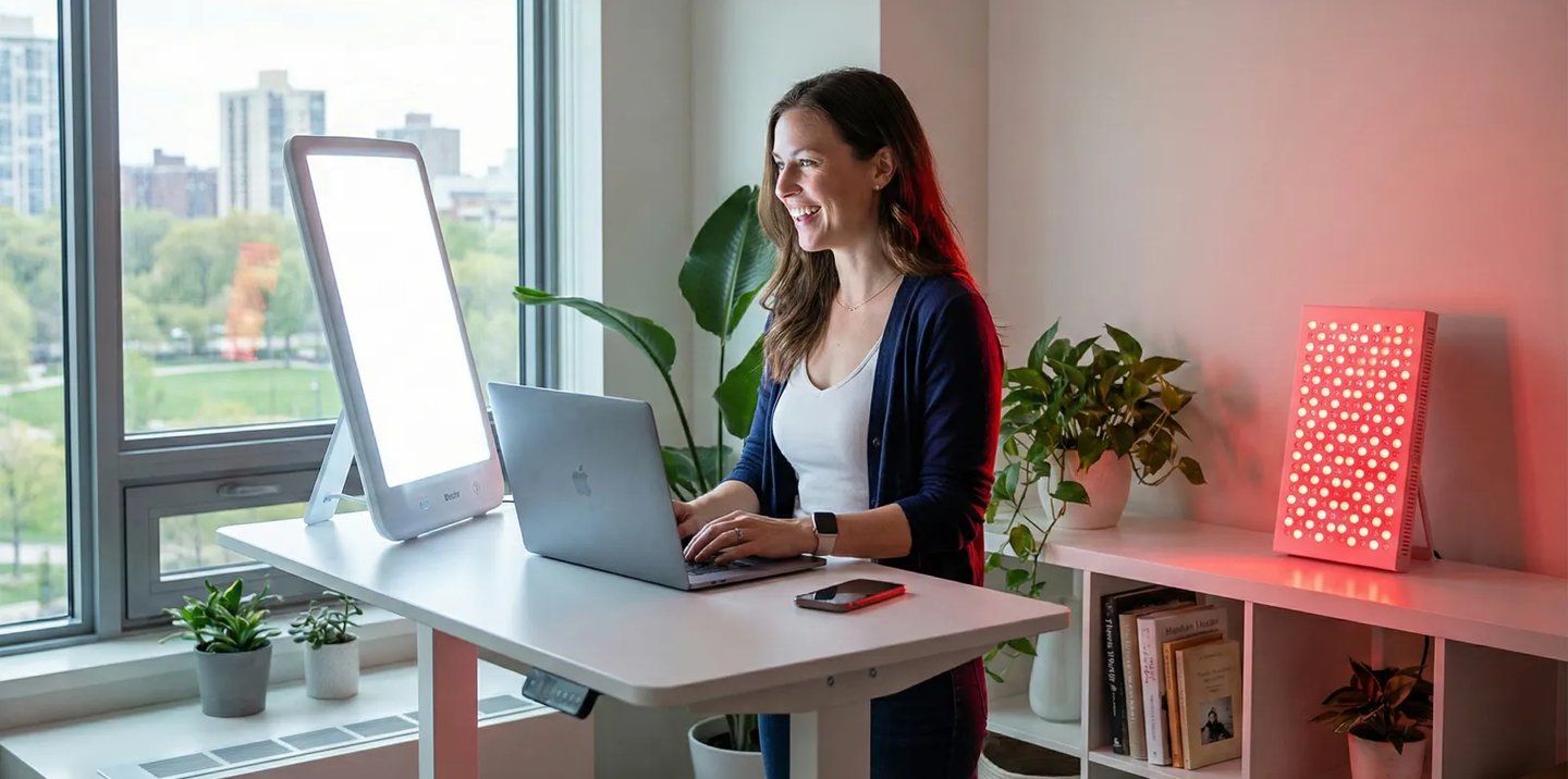 How Light Therapy Improves Work Focus and Productivity