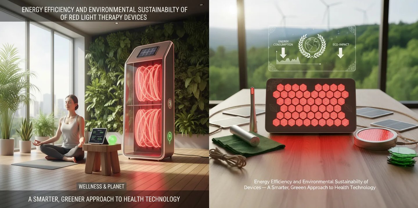 Energy Efficiency and Environmental Sustainability of Red Light Therapy Devices — A Smarter, Greener
