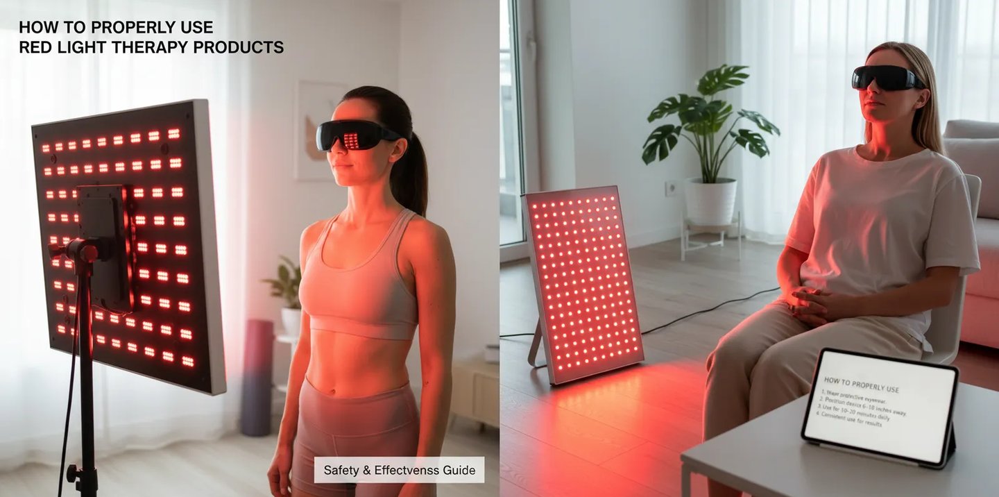 How to Properly Use Light Therapy Products