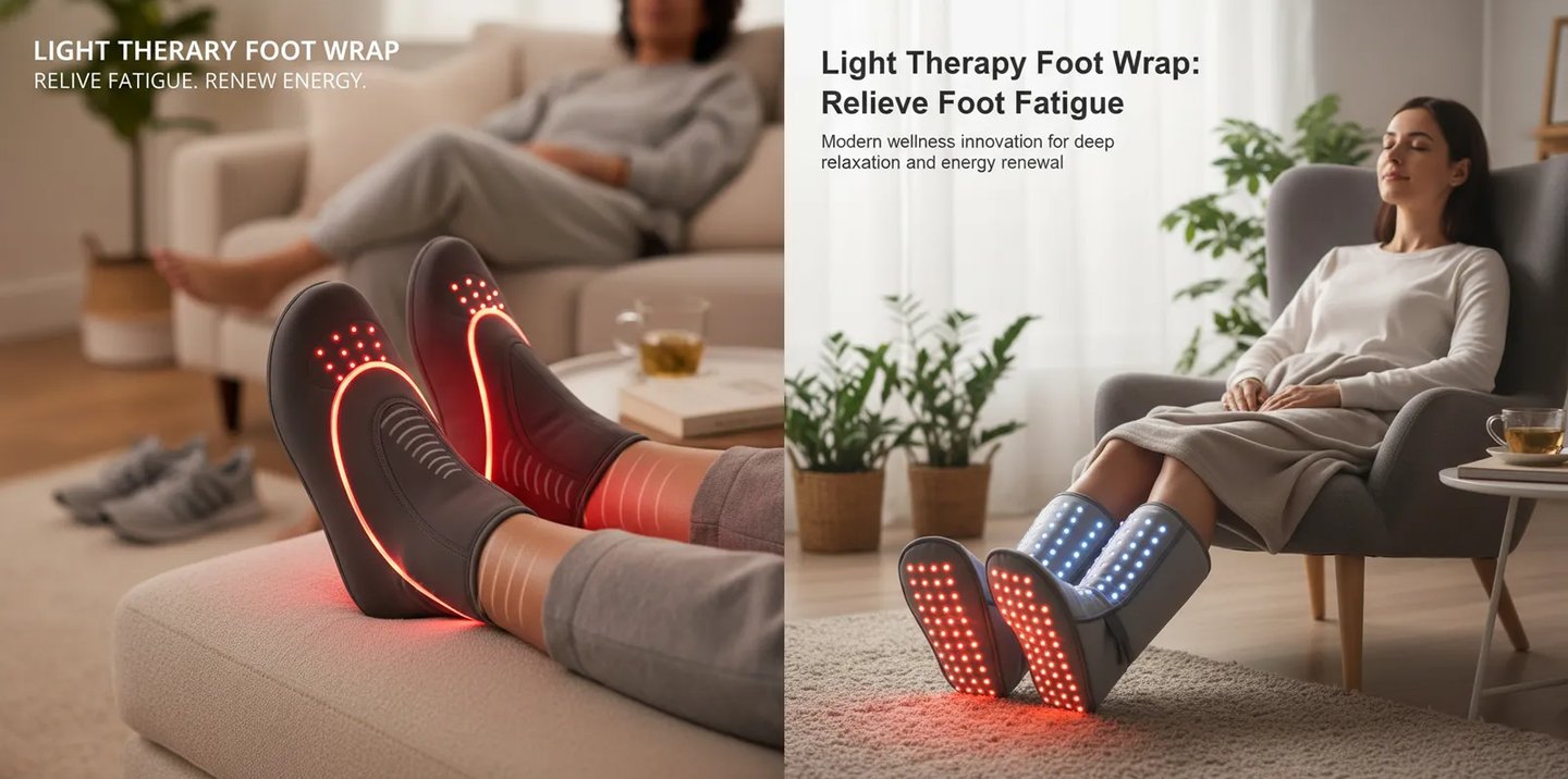 Light Therapy Foot Wrap: Relieve Foot Fatigue