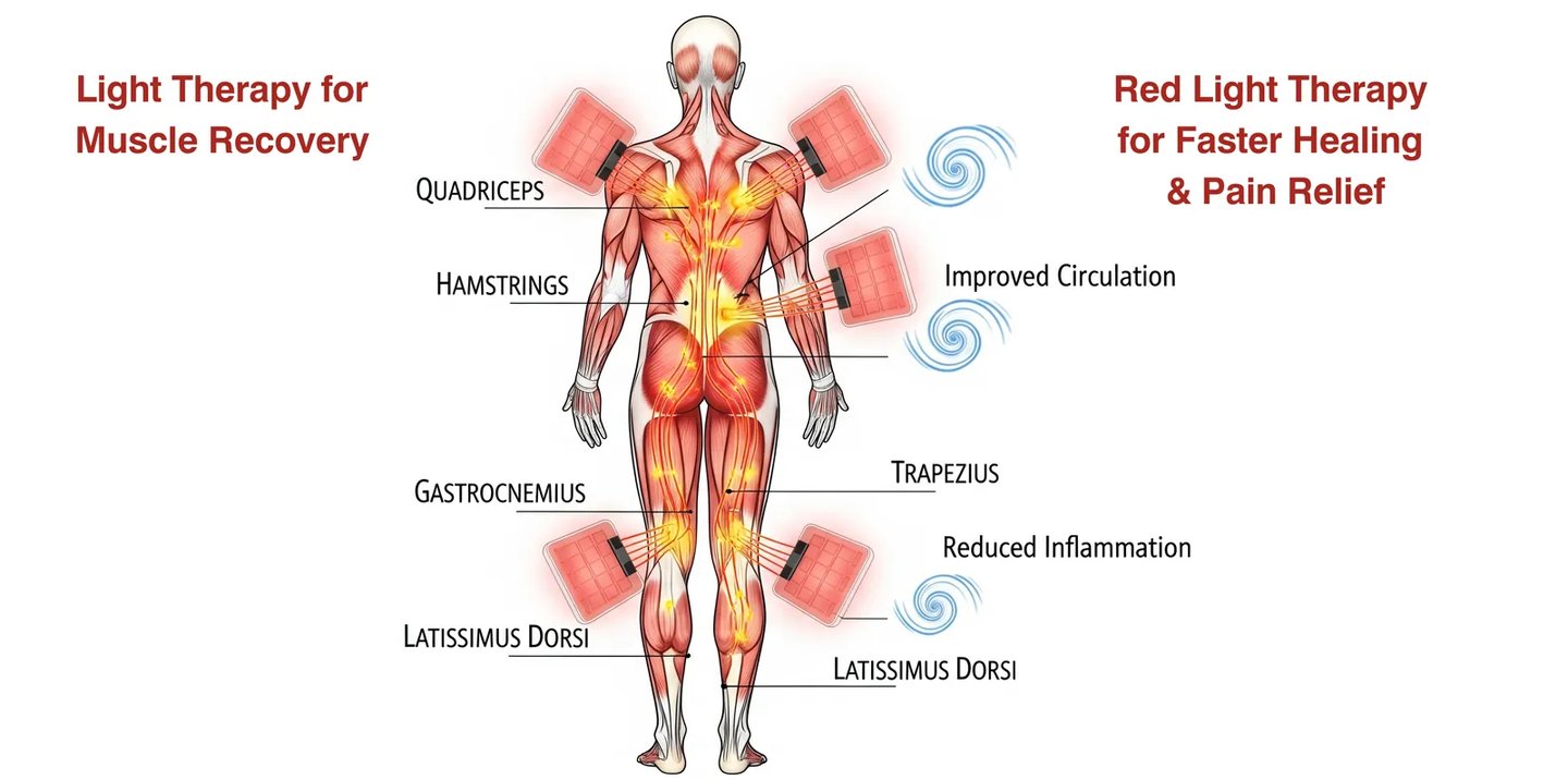 Light Therapy for Muscle Recovery | Red Light Therapy for Faster Healing & Pain Relief