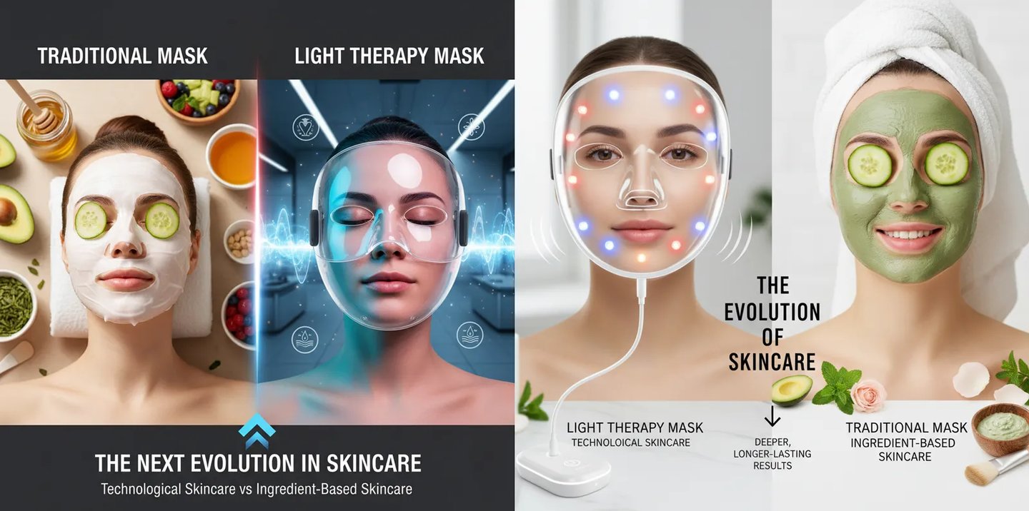 Light Therapy Mask vs Traditional Mask