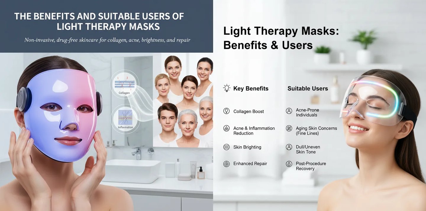 The Benefits and Suitable Users of Light Therapy Masks